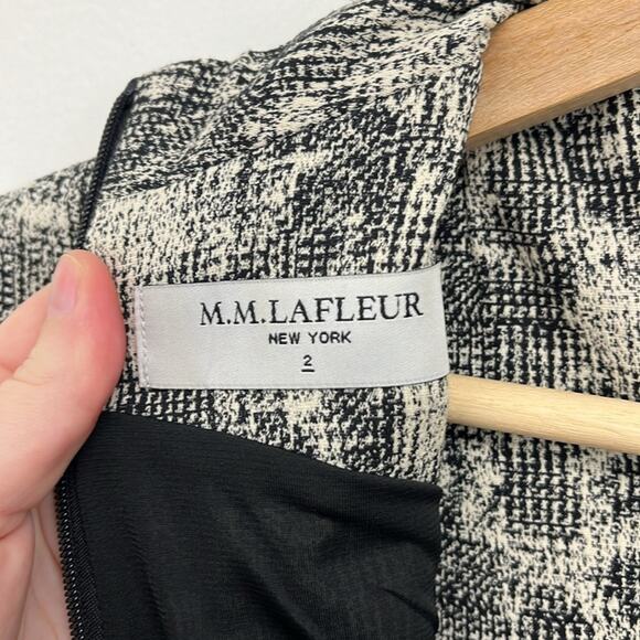 MM LaFleur Aditi Knee-Length Sleeveless Shift Dress Professional Crackle Size 2 - Picture 8 of 15